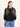 LANIUS Damen Bluse mit Stickerei aus Bio-Baumwolle in black - Frontansicht