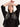 LANIUS Damen Bluse mit Stickerei aus Bio-Baumwolle in black - Detailansicht