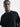 LANIUS MEN T-Shirt Regular aus Bio-Baumwolle in black - Kragenansicht