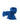 LANIUS MEN Schal aus Bio-Baumwolle und recycelter Wolle in electric blue - Freisteller