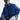 LANIUS MEN Schal aus Bio-Baumwolle und recycelter Wolle in electric blue - Modelansicht