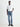 LANIUS MEN Regular Jeans aus Bio-Baumwolle in mid blue denim - Modelansicht