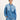 LANIUS Damen Jeansbluse aus Bio-Baumwolle in mid blue denim - Frontansicht