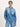 LANIUS Damen Jeansbluse aus Bio-Baumwolle in mid blue denim - Frontansicht